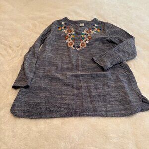 Cracker Barrel Old Country Store Linen Blend Top Size S